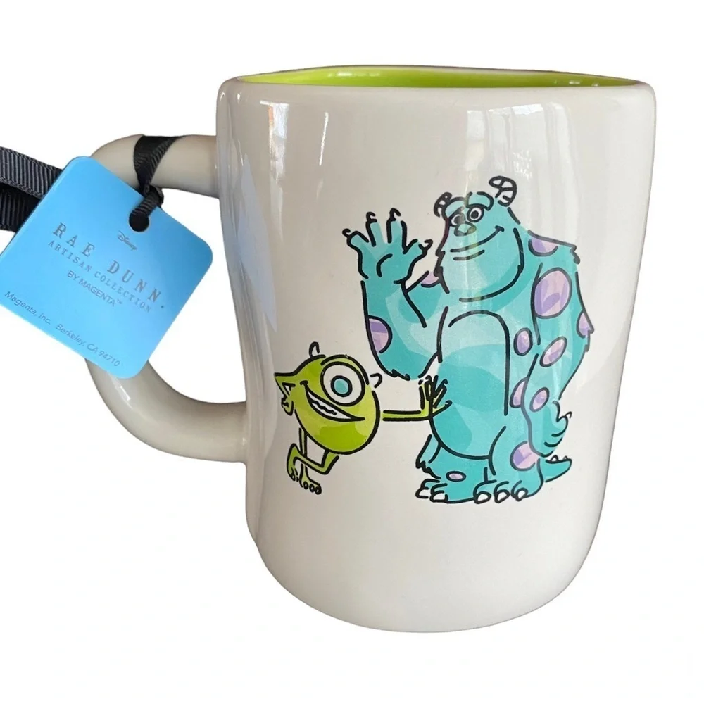 Rae Dunn Monster Inc Disney Pixar The Scream Team Mug NWT